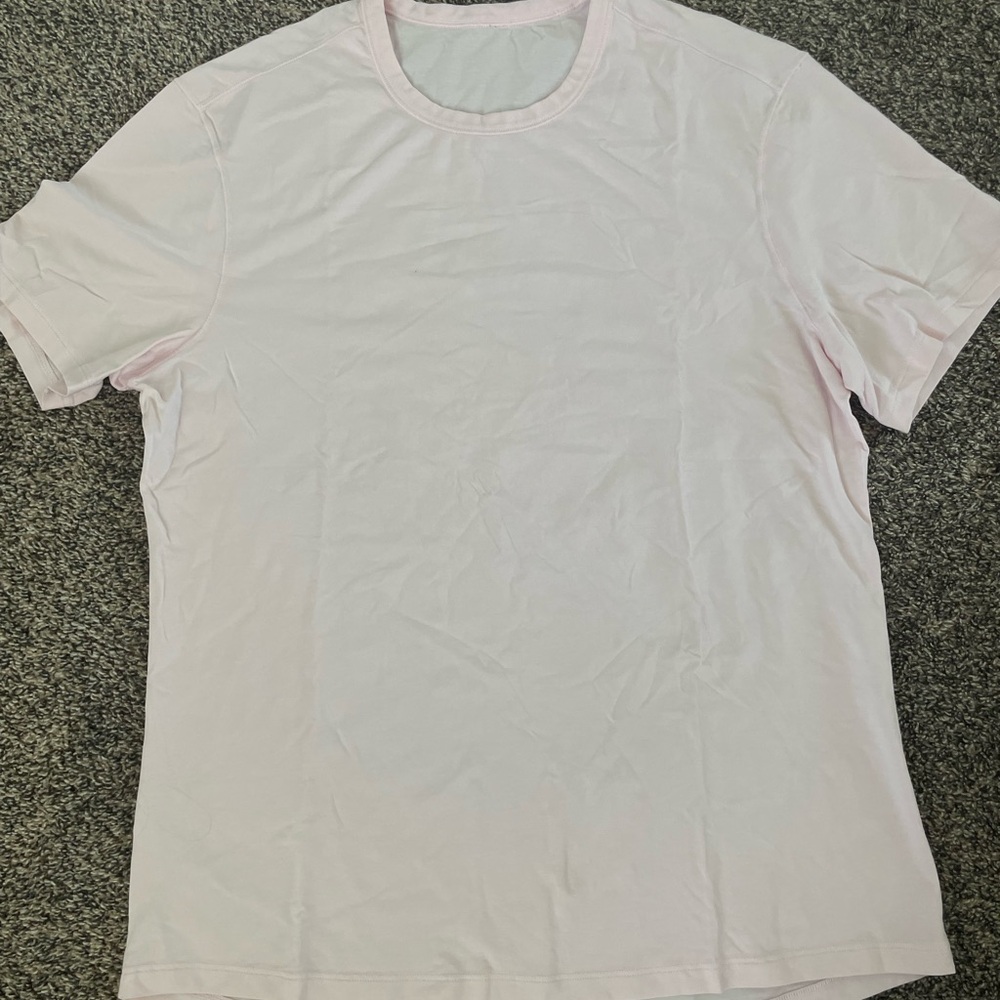 lululemon athletica Soft Pink Short Sleeve Tee